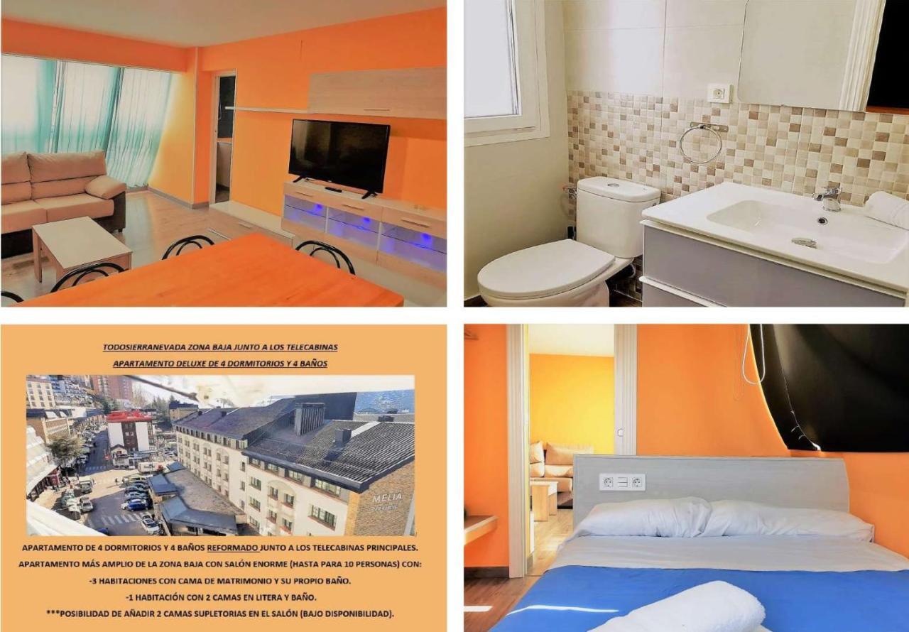 TODOSIERRANEVADA ZONA BAJA - APARTAMENTOS DE 4 DORMITORIOS - Junto a los Telecabinas Sierra Nevada Exterior foto